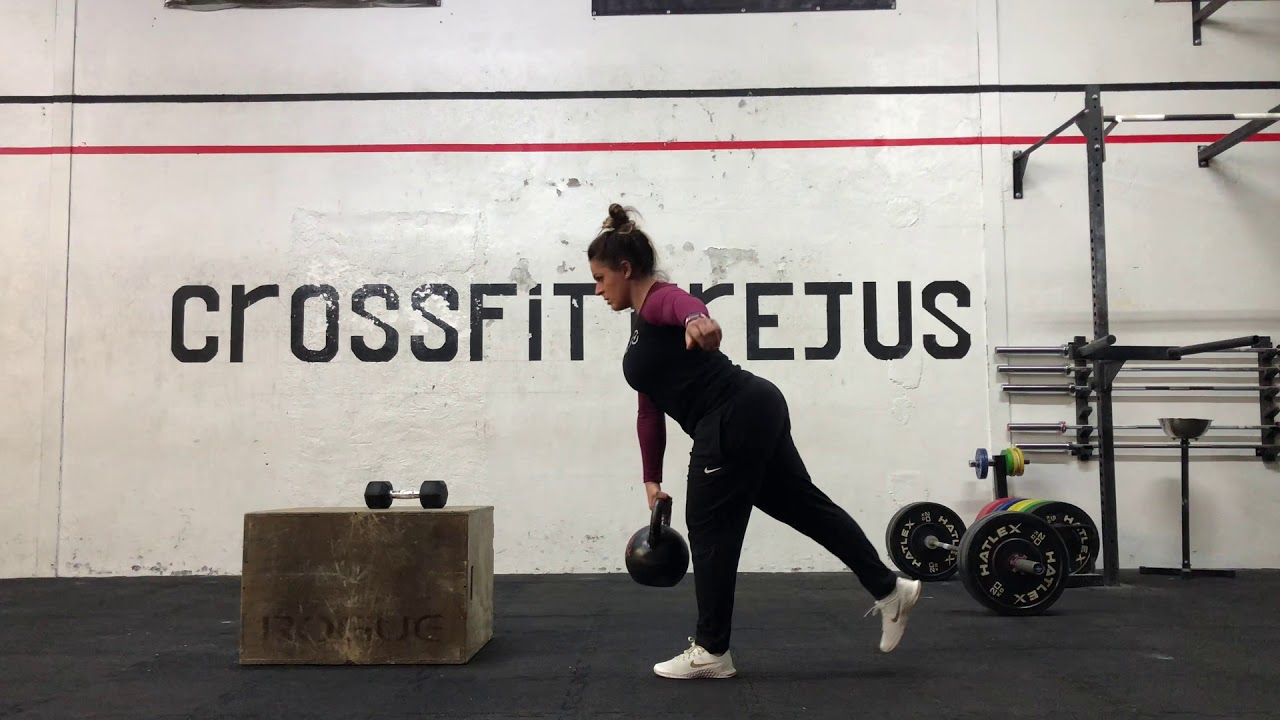 Single leg KB deadlift YouTube