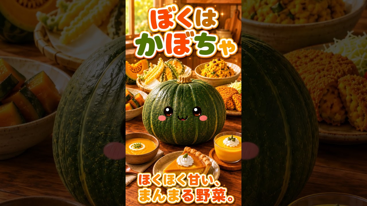 ぼくはかぼちゃ 🎃 / Travel Buddy Song #33 / Japanese Food Song