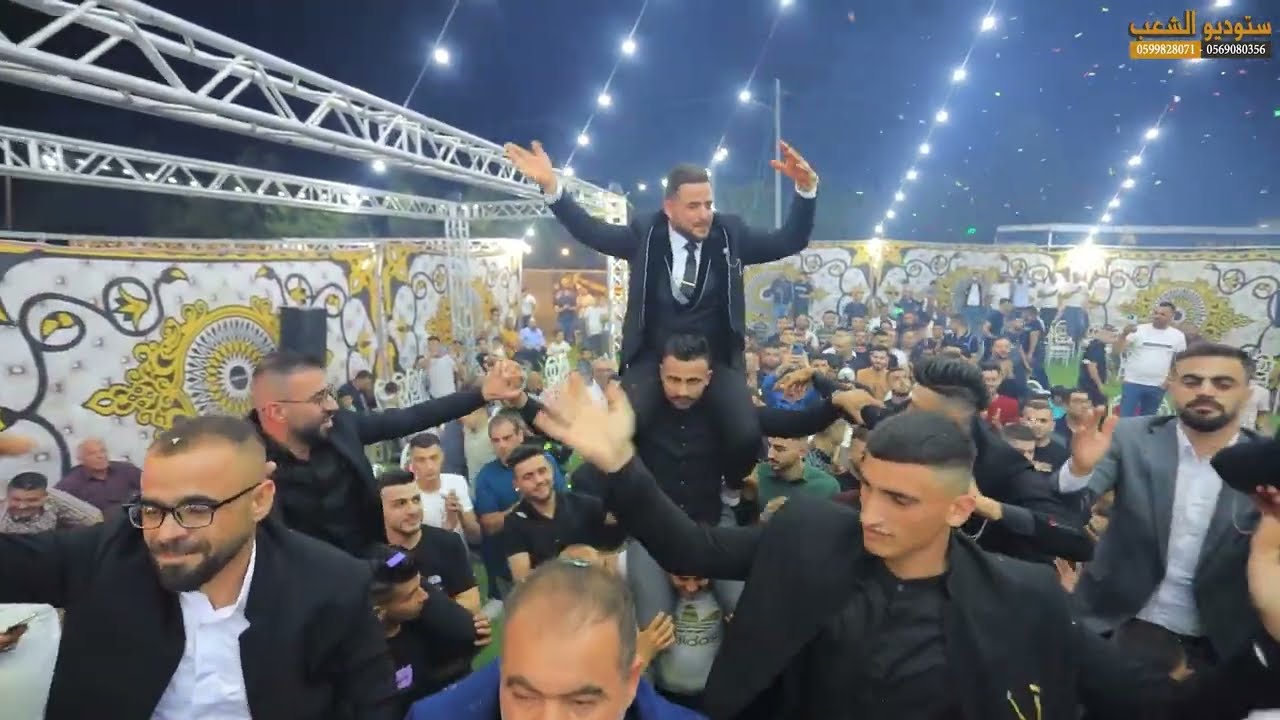 استقبال مميز وعرض العاب نارية في مهرجان العريس يوسف ابو حجه العطاره مع الفنان نعمان الجلماوي 2023