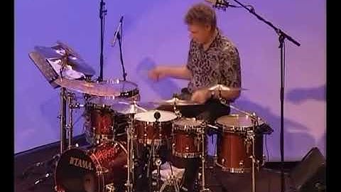 Bill Bruford Drum Solo from Earthworks Paderborn
