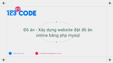 Đồ án - Website đặt đồ ăn online php mysql
