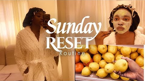 MY SUNDAY RESET ROUTINE 🌸🫧| shopping | yoga | weekly plan #reset #asmr 