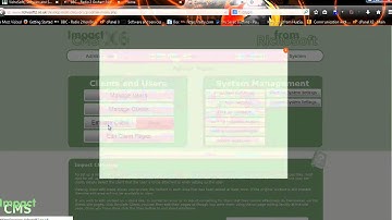 Impact CMS Overview of Some Control Panel Functions