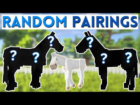 I Let a Wheel Decide My Horse Breedings… 5 NEW FOALS! Minecraft SWEM RRP
