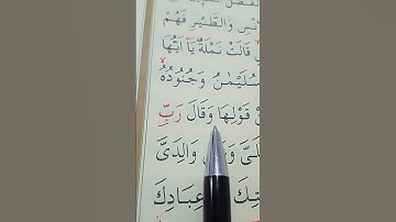سورة النمل الأية 18 إلى 19 بصوت سعد الغامدي
