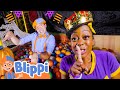 Blippi Crowns Meekah Pumpkin Queen! | Blippi Songs 🎶| Educational Songs For Kids