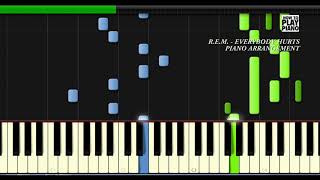 R.E.M. - EVERYBODY HURTS - SYNTHESIA (PIANO COVER) chords