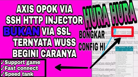 Axis opok Http injector di bongkar | Hura Hura versi Http injector