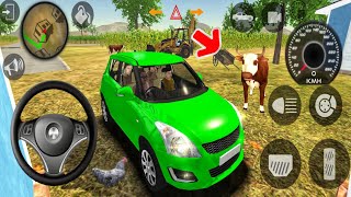 Indian cars Simulator 3d - Suzuki Swift Car Driving! New Update 🔥 - Android Games 2022 screenshot 1
