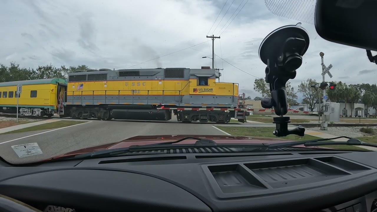 Sugar Express Train Traveling Thru Lake Placid Fla