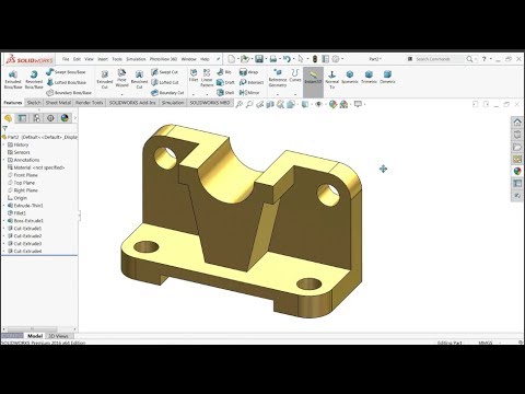 solidworks exercise 70 |solidworks tutorial 70... SolidWorks Exercise 70 - YouTube