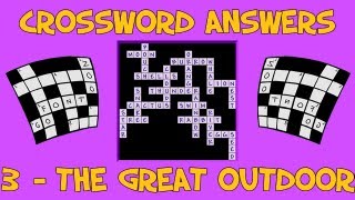 Bin Weevils Crossword Answers - Level 3 The Great Outdoors [Updated 2013]