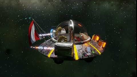 Rick and Morty Spaceship 3d Blender animation