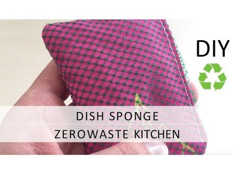 DIY Zero-Waste Reusable Sponges 