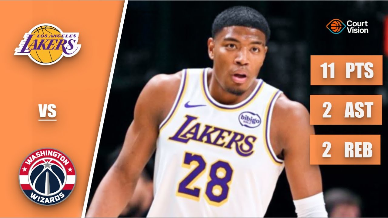 Rui Hachimura - 11 Points, 2 Assists, 2 Rebounds vs Wizards - 2025-26 Regular Season