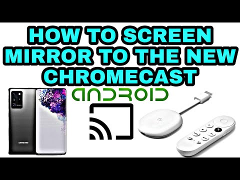 How to Cast/Screen Mirror to the New ChromeCast with Google TV| Android| 2021 hqdefault