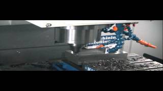 Iscar Tooling Demo on a New Mitsubishi MCV1000A Mill