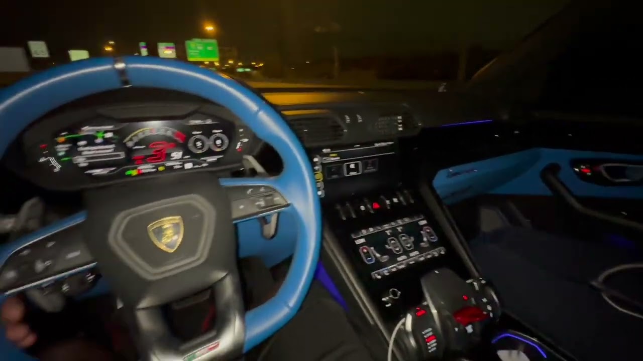 НОЧНАЯ ЕЗДА URUS ОТ ПЕРВОГО ЛИЦА