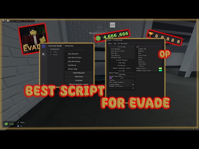 NEW BEST Evade SCRIPTS Mobile And Pc, ALL FEATURES