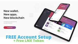 Lyxnchain (EOSio) Free Account Setup (Desktop) screenshot 1