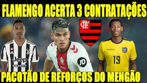 A CHEGADA DE CARLOS ALCARAZ ALEX SANDRO E GONZALO PLATA NO FLAMENGO - MENGÃO ACERTA 3 CONTRATAÇÕES