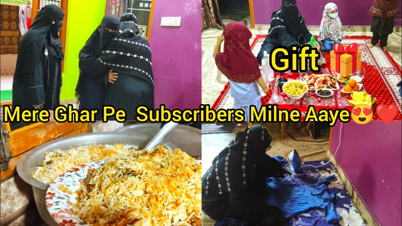 Sixth Day Of Ramzan | Aaj Ghar Pe Mere Pyare Subscribers Milne Aaye😍 | Hyderabadi Ammi And Kids Vlog