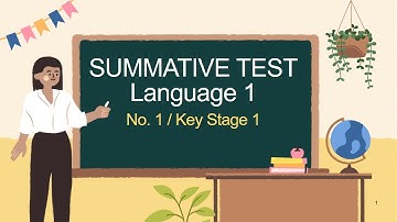 LANGUAGE 1 II QUARTER 1 II SUMMATIVE TEST NO.1  II LEARNING AND TEACHING MATERIAL