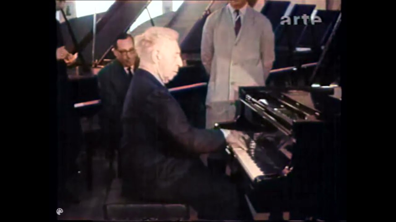 Chopin Etude & Ballade No. 1. ARTHUR RUBINSTEIN in HAMBURG 1966. AI Colorize, 1080p 60fps.