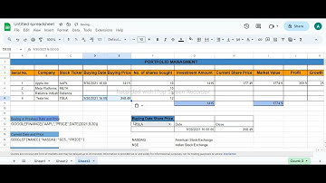Mastering Portfolio Management with Google Finance and Sheets
