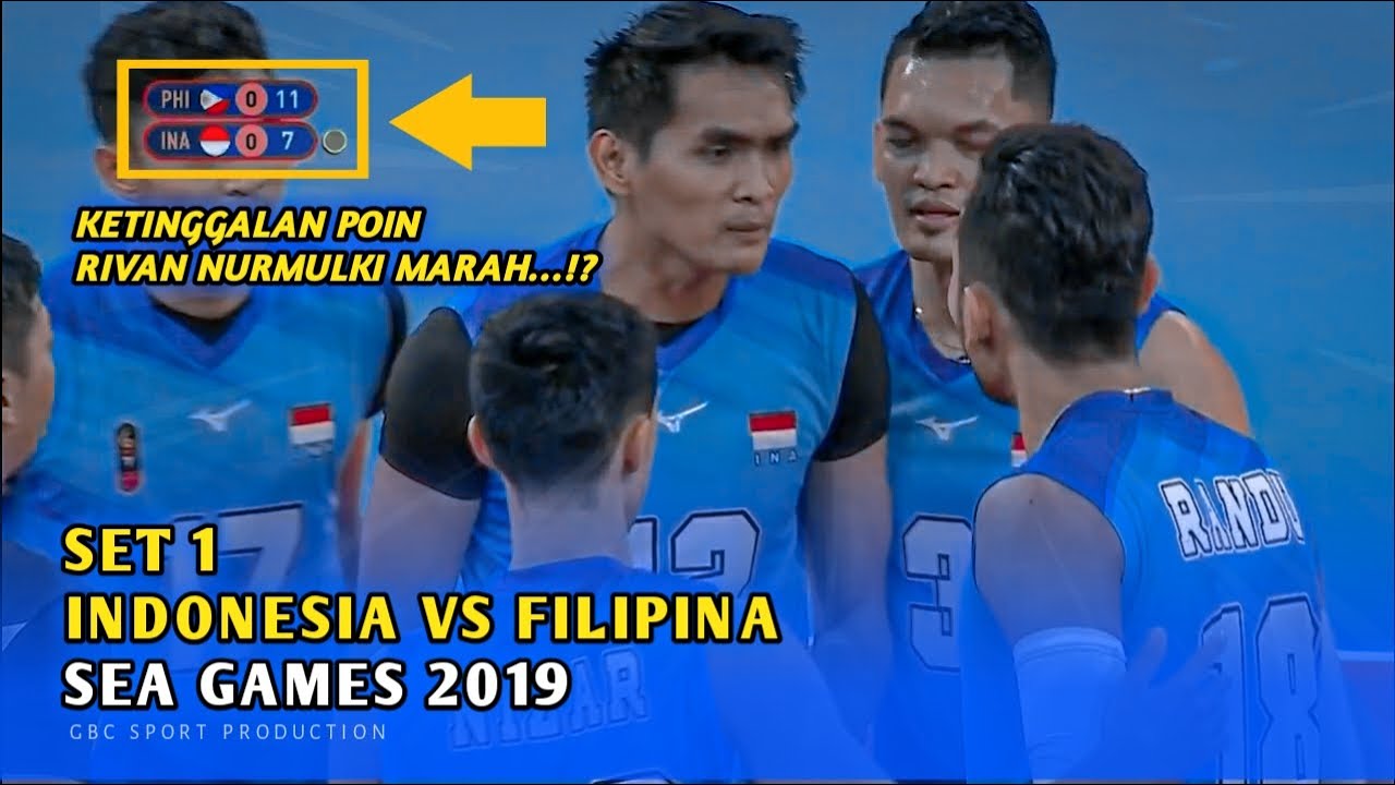 SET 1 | INDONESIA VS FILIPINA | Men's Volleyball | SEA GAMES 2019