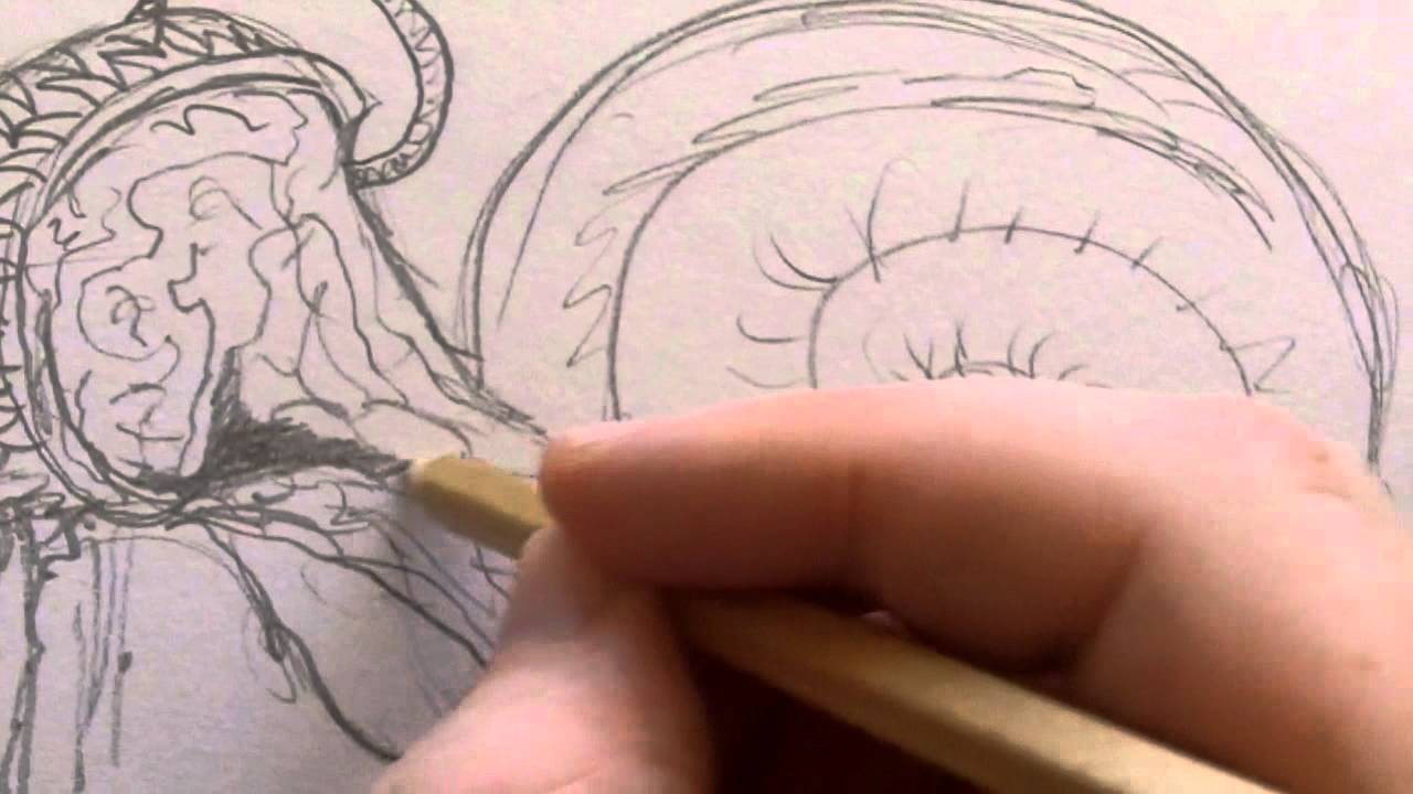 Drawing Journal 11 Mutant Snail Art