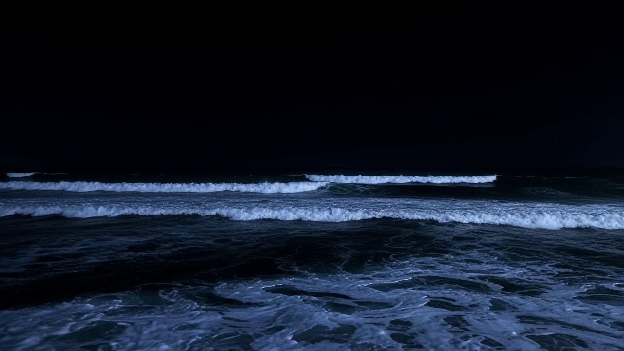Ocean Sounds with Black Screen - Save Battery & Sleep in Total Darkness