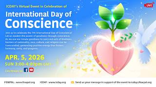 ICDAY's Virtual Event in Celebration of the International Day of Conscience, 4/5/26