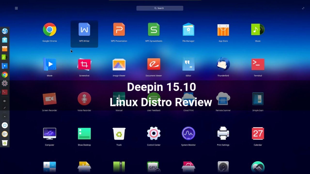 Deepin 15 10 Linux  Distro  Review YouTube