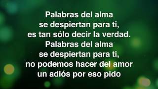 Palabras del alma - Marc Anthony (letra)