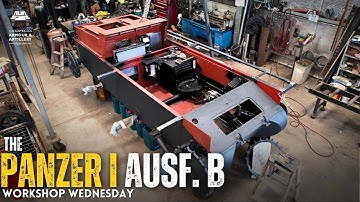 WORKSHOP WEDNESDAY: Panzer I ENGINE TEST and muffler fabrication