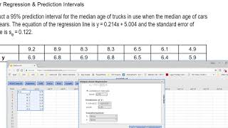 StatCrunch_Linear Regression & Prediction Intervals