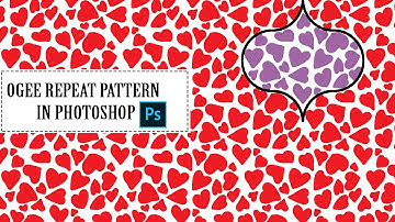 ❤❤😍😍Easy Pattern Design In Photoshop Using Ogee Layout💖