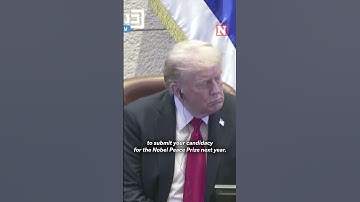 Knesset Speaker Vows To Back Trump For Nobel Peace Prize In 2026