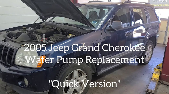 2004 jeep grand cherokee water pump replacement cost