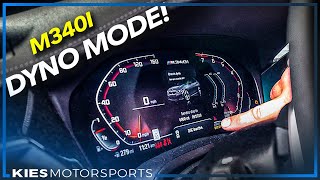 How to put a BMW G20 M340i in DYNO MODE! Similar process for the A90 Supra! (See Description)