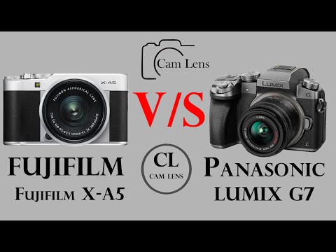 Fujifilm X A5 vs Panasonic LUMIX G7