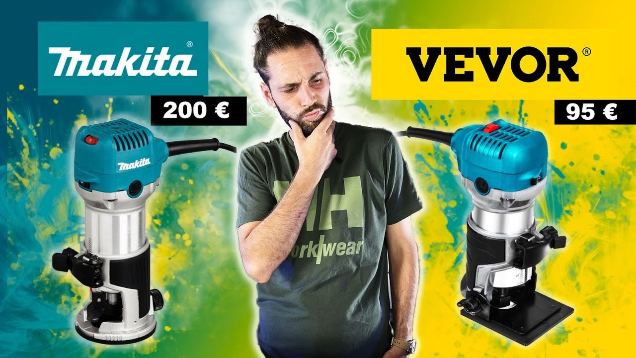 Affleureuse MAKITA ou VEVOR ?! COMPARATIF Est-ce-que ca vaut