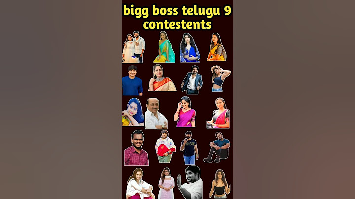 Bigg boss telugu 9 contestants list||bigg boss 9 telugu contestants list #biggbosstelugu9 #biggboss9