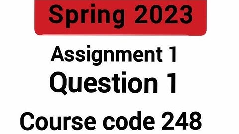 Aiou  Gen Math 1  course code 248 solved assignment 1  spring 2023 question 1