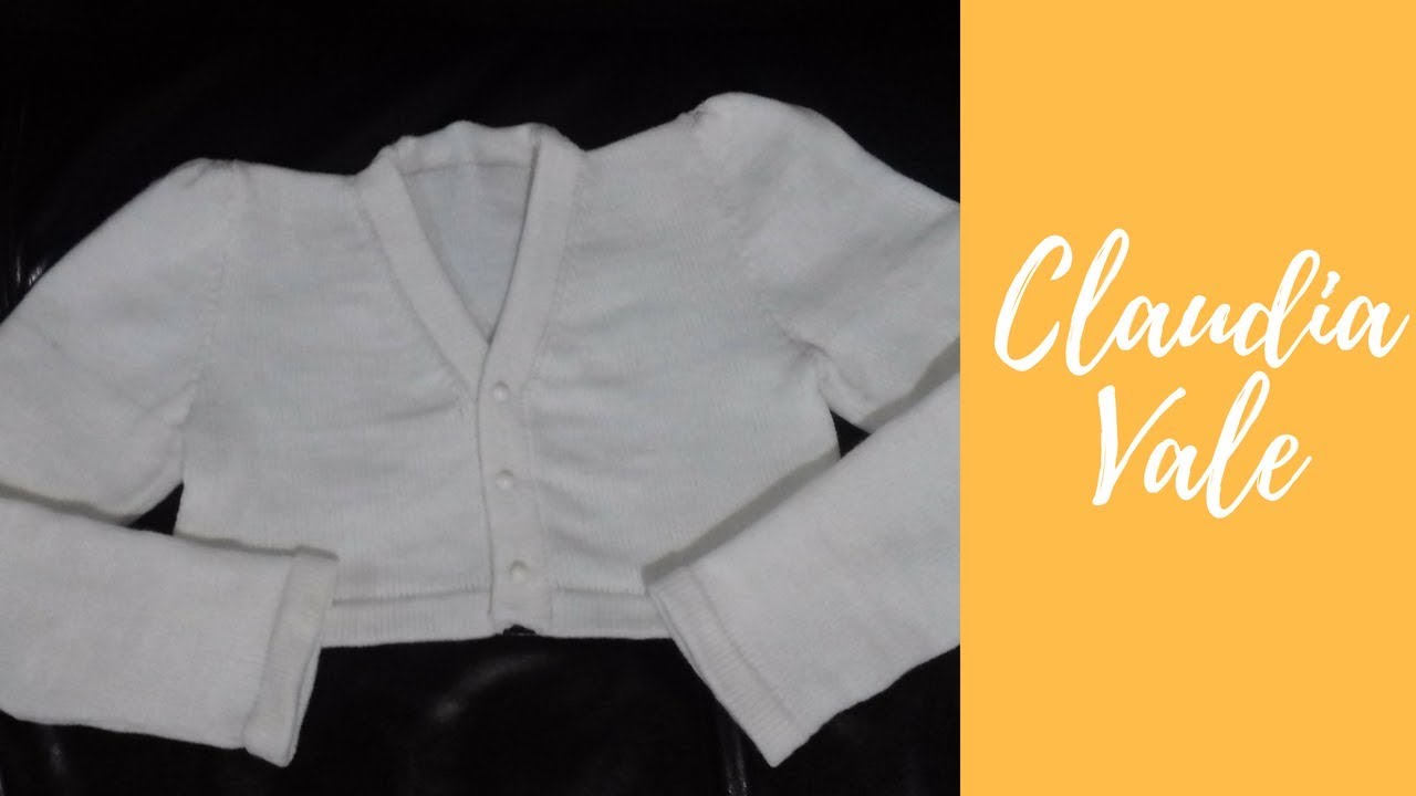 trico a maquina bolero parte 1