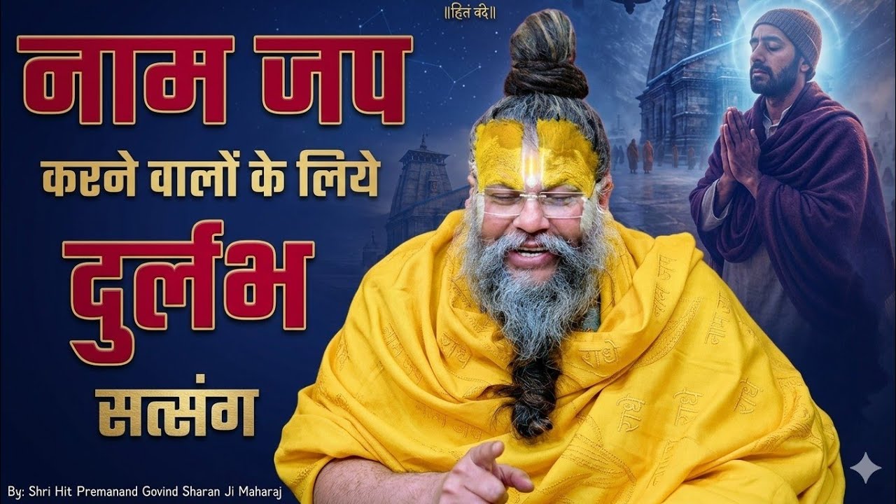 नाम जप करने वालों के लिये दुर्लभ सत्संग ! // Shri Hit Premanand Ji Maharaj
