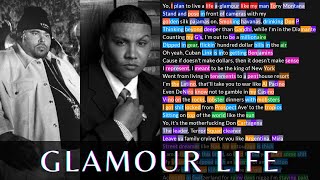Big Pun, Cuban Link &amp; Fat Joe - Glamour Life | Lyrics, Rhymes Highlighted