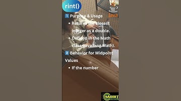 Java | Methods | rint()