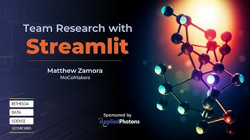Streamlit-Powered Python Web Apps for Team Research